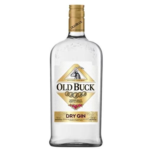 Old Buck Dry Gin 750ml Bottle