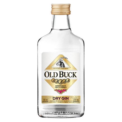 Old Buck Dry Gin 200ml