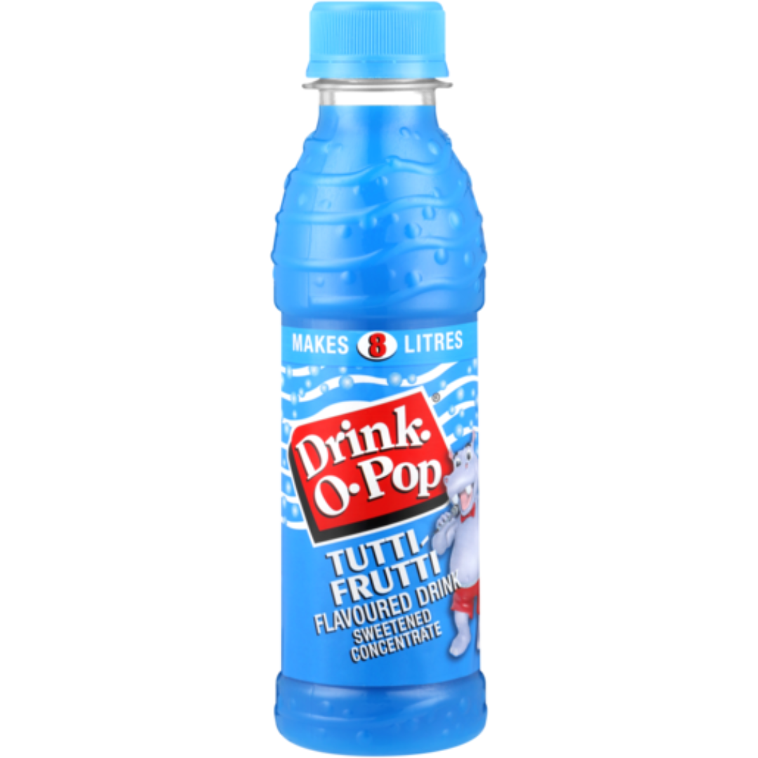 Drink-O-Pop Tutti Fruit Concentrated Cordial 200ml