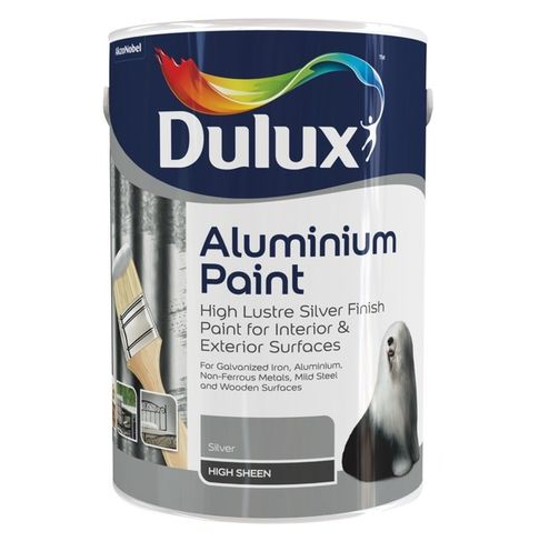Dulux Trade Aluminium Paint - Silver (5L)