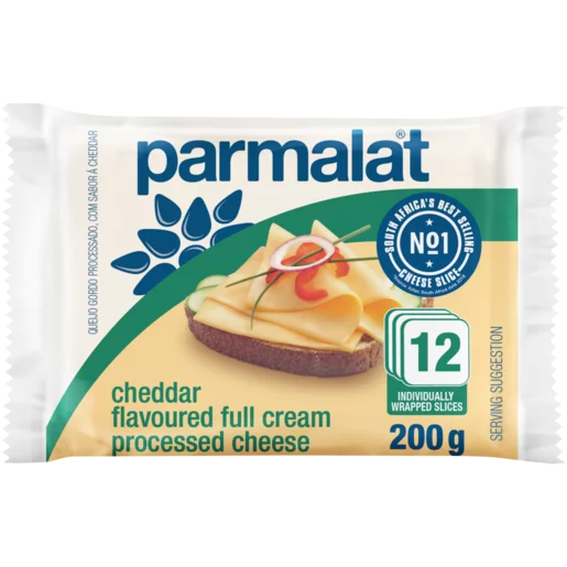 Parmalat Processed Cheddar Cheese Slices 200g