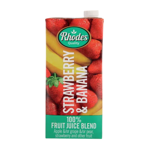 Rhodes 100% Strawberry & Banana Juice 1L