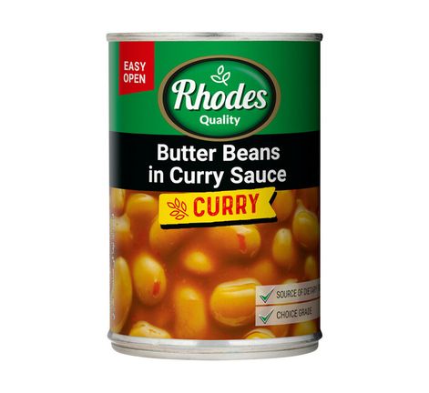 Rhodes Butter Beans in Curry Sauce (12 x 410g)