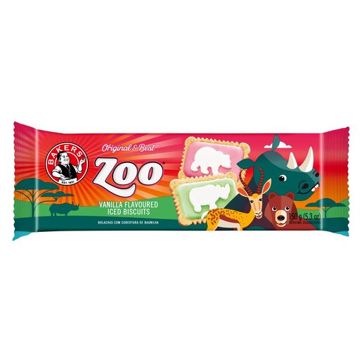 Bakers Kidz Zone Iced Zoo 150g