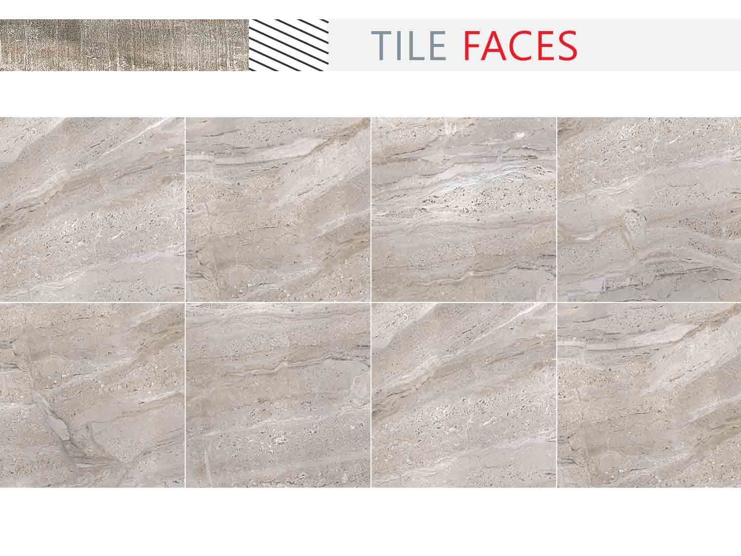 Pascal Ivory EcoTec Rectified Shiny Hard Body Ceramic Floor Tile - 600 x 600mm