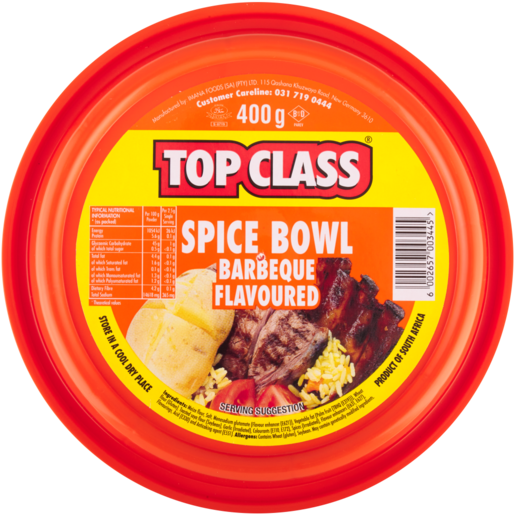 Top Class Barbeque Flavoured Spice Bowl 400g