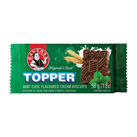 Bakers Topper Mint Biscuits 50g