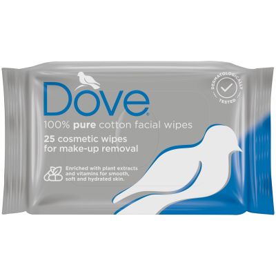 Dove Hygiene Wet Wipes 25 Pack
