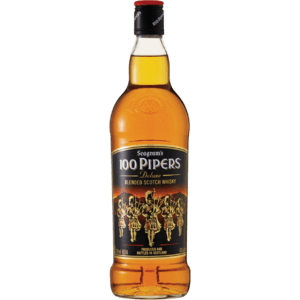 100 Pipers Whisky Bottle 750ml - myhoodmarket