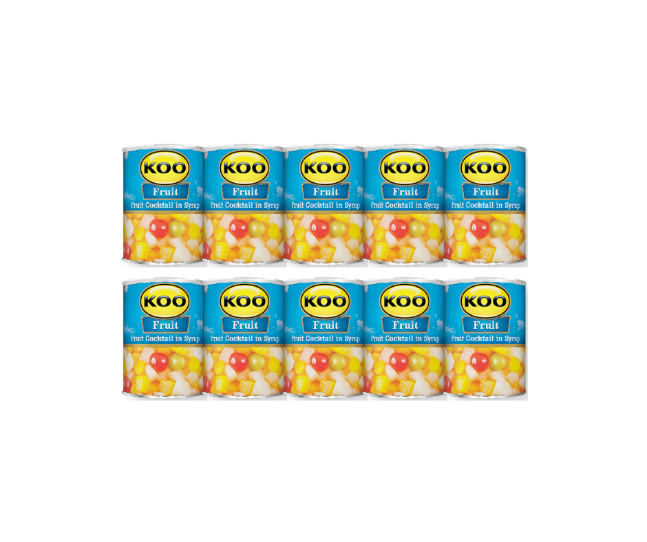 Koo Fruit Cocktail In Fruit Juice Can 410g x 10