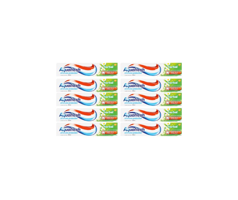 Aquafresh Toothpaste 100ml x 10