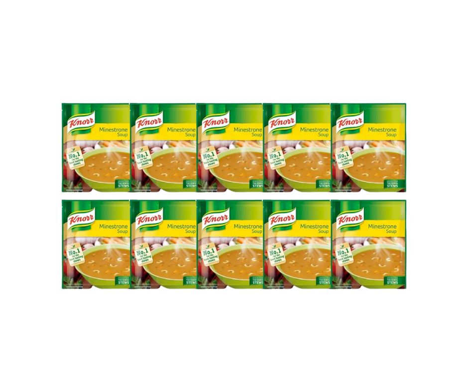 Knorr Soup Packet Assorted 50g 10's x 10