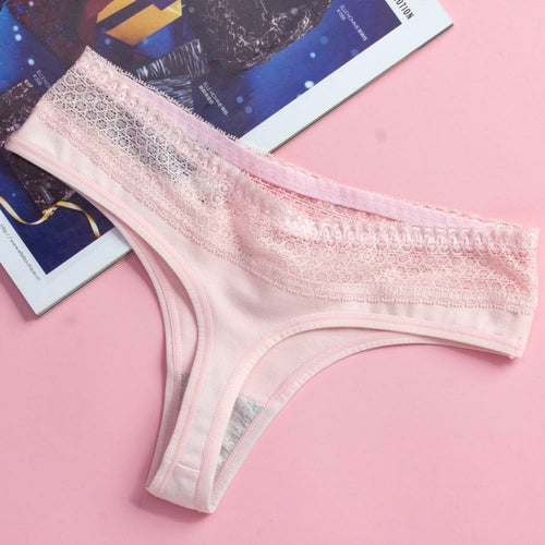 Pure cotton beautiful sexy lace underwear