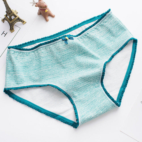 Summer Women's Panties Cotton Briefs Mango Print Girls Underwear