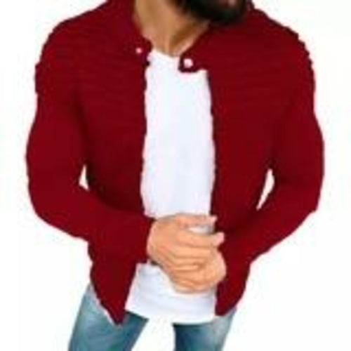 stitching cardigan sweater coat