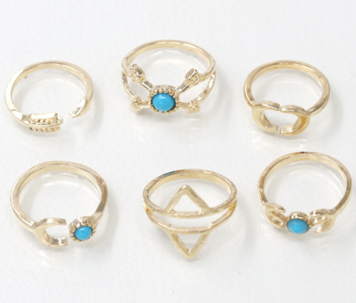 Vintage six-piece ring