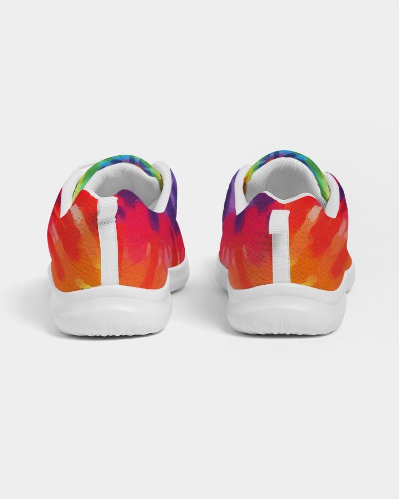 Uniquely You Womens Sneakers - Multicolor Tie-Dye Style Canvas Sports