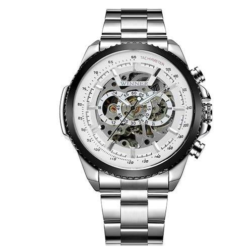 Calendar Men's Automatic Mechanical Watch Steel Belt