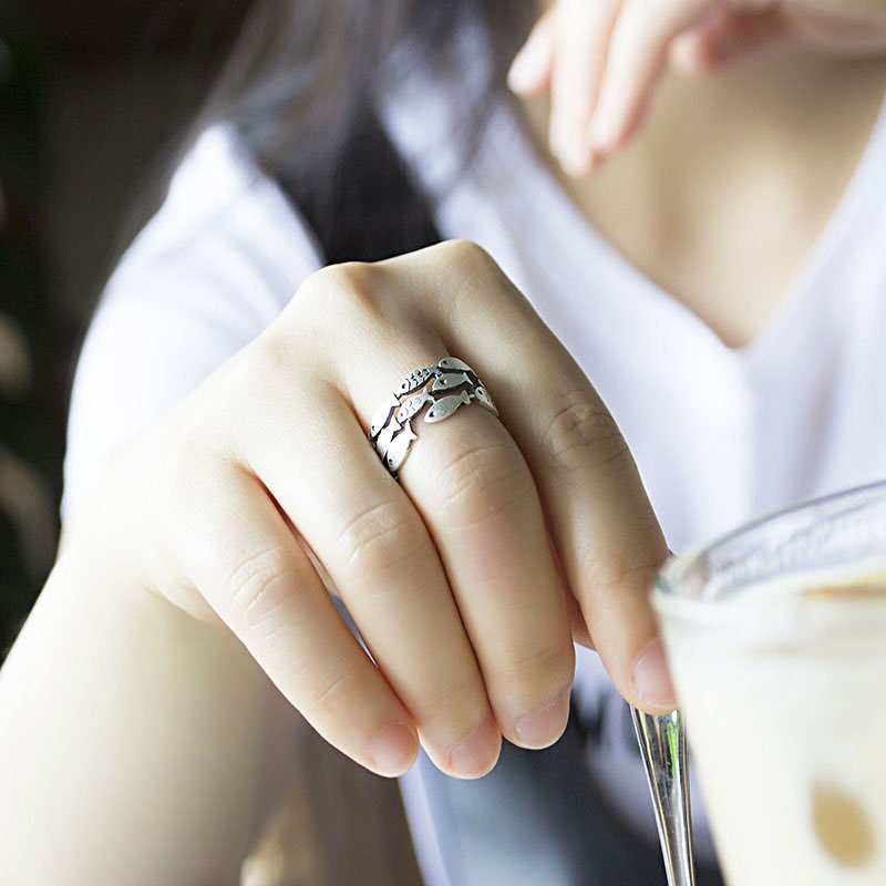 Silver Fish Ring