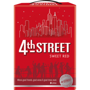 4th Street Natural Sweet Red Wine Box 3L - myhoodmarket