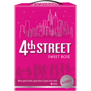 4th Street Sweet Rosé Wine Box 3L - myhoodmarket