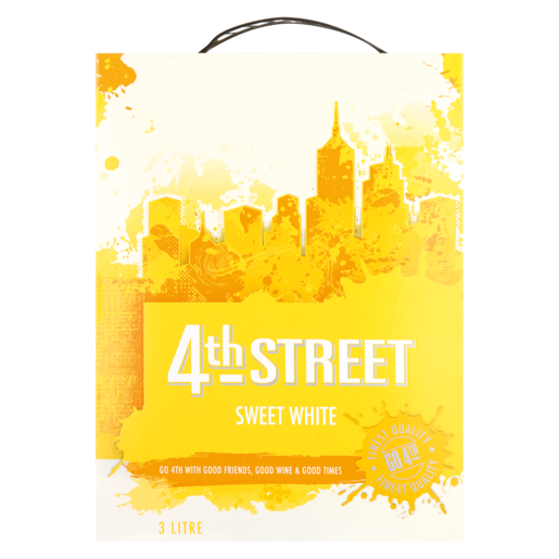 4th Street Natural Sweet White Wine Box 3L