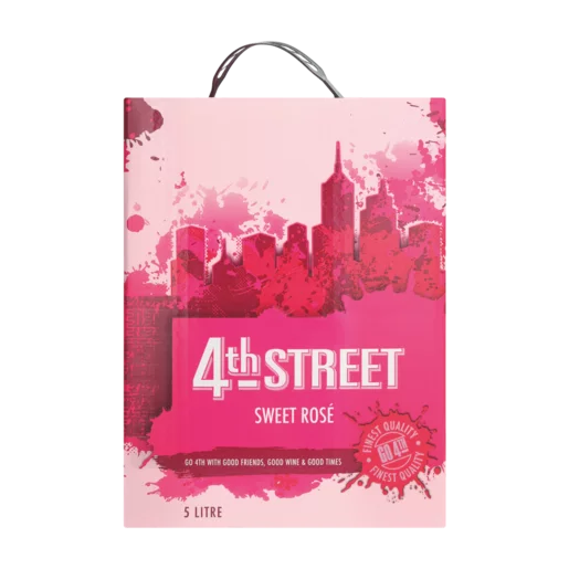 4th Street Sweet Rosé Wine Box 5L