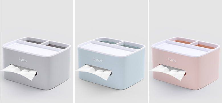 Creative desktop tissue box storage box