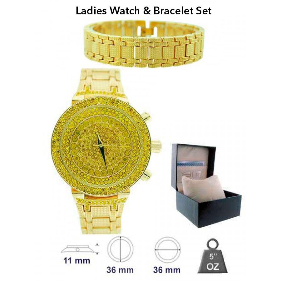 Watch & Bracelet set for women