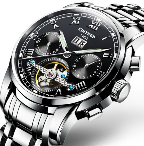 Solid Stainless Steel Mechanical Watch
