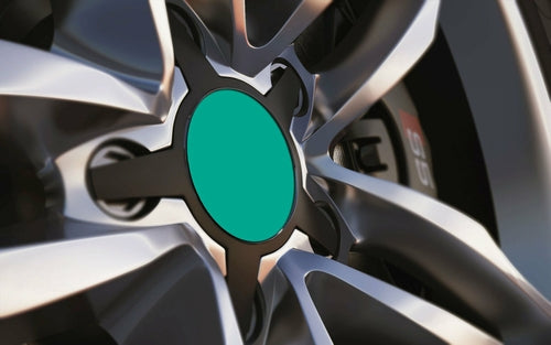Custom Universal fit 50mm Alloy Wheel Centre Cap Badges 22 Colours
