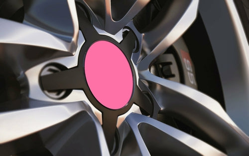 Custom Universal fit 50mm Alloy Wheel Centre Cap Badges 22 Colours
