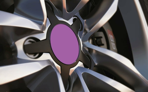 Custom Universal fit 50mm Alloy Wheel Centre Cap Badges 22 Colours
