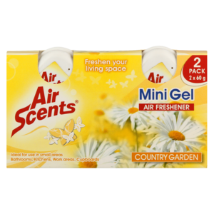 Air Scents Country Garden Scented Mini Gel Air Freshener 2 x 60g