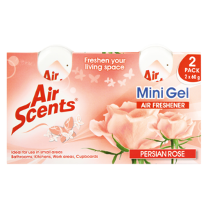Air Scents Persian Rose Scented Gel Air Freshener 2 x 60g