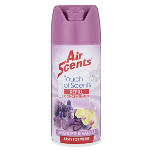 Air Scents Touch Of Scents Lavender & Vanilla Aerosol Air Freshener Refill 100ml