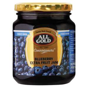 All Gold Blueberry Extra Fruit Jam Jar 320g
