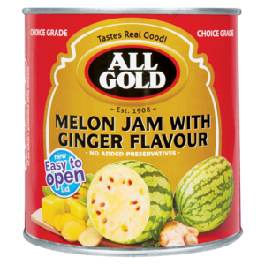 All Gold Melon Jam With Ginger Flavour Can 900g