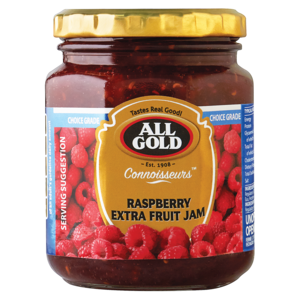 All Gold Raspberry Extra Fruit Jam Jar 320g