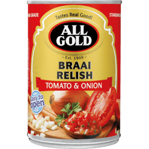 All Gold Tomato & Onion Braai Relish 410g - myhoodmarket