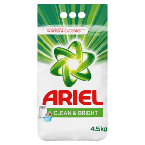 Ariel Clean & Bright Washing Powder 4.5kg