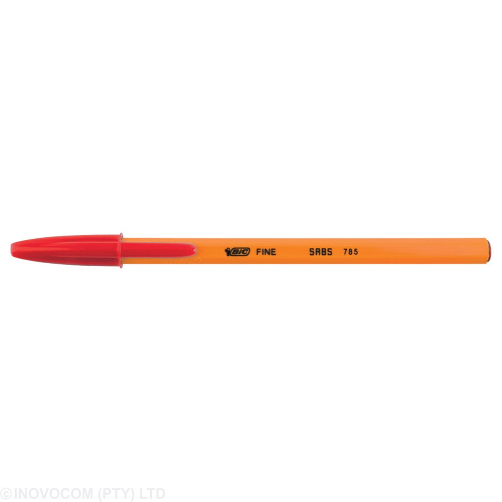 BIC Orange Ballpen Fine Red