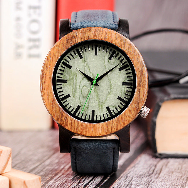 Two Tone Wooden Watches for Men Oversize