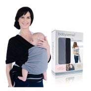 Baby Sense Baby Wrap Carrier - Black & Grey