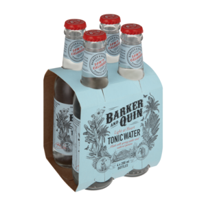 Barker & Quin Light At Heart Flavoured Tonic Water 4 x 200ml