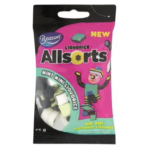 Beacon Allsorts Mini Mint Liquorice 75g