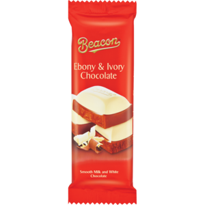 Beacon Ebony & Ivory Chocolate Slab 80g