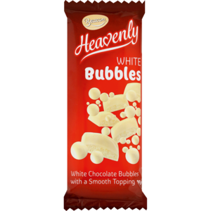 Beacon Heavenly Bubbles White Chocolate Slab 90g