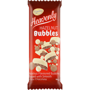 Beacon Heavenly Hazelnut Bubbles Slab 90g