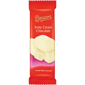 Beacon Ivory Cream Chocolate Slab 80g